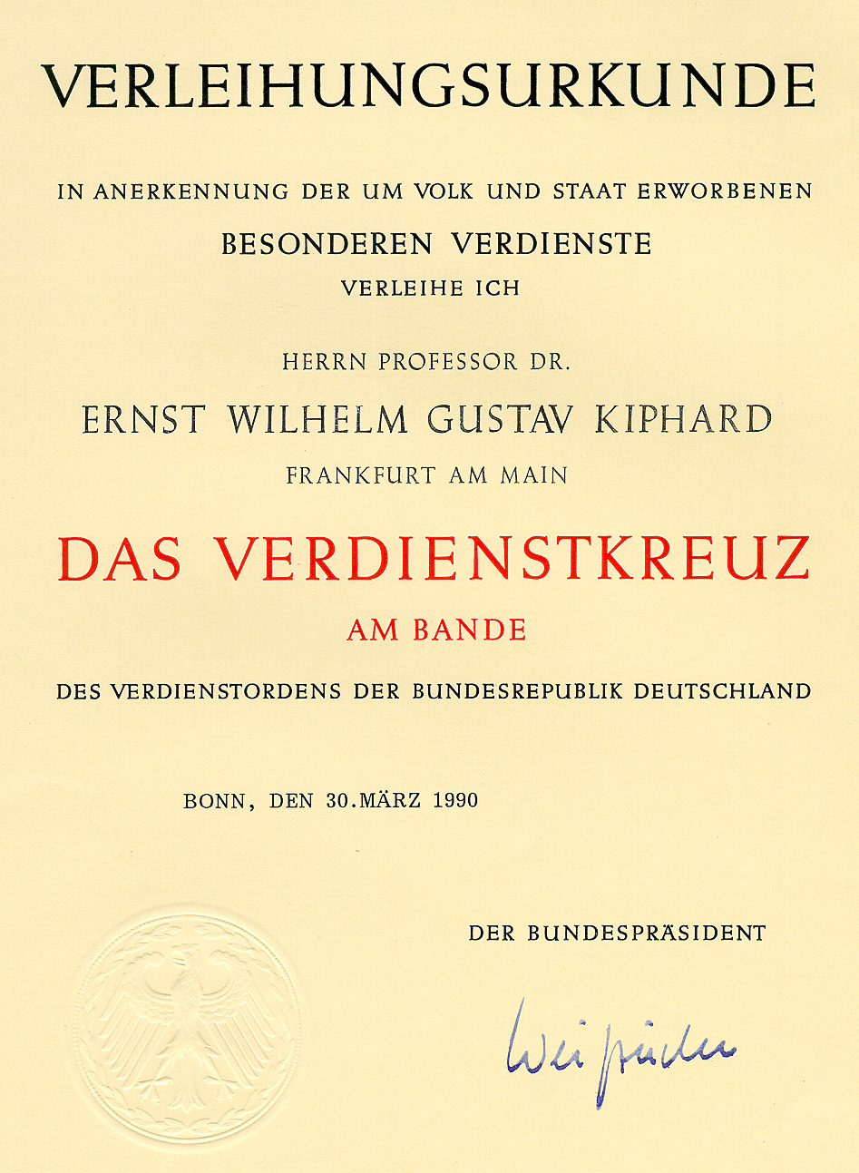 Schulanfang für Ernst Kiphard